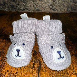 Carter’s Knitted Baby Bear Booties